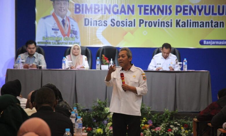 Bersinergi Wujudkan Visi Misi Gubernur, Pemprov Kalsel Gelar Bimtek Penyuluh Sosial se-Kalsel