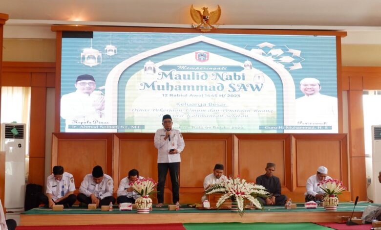 Dinas PUPR Kalsel Selenggarakan Maulid Nabi Muhammad SAW