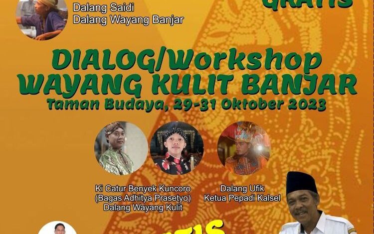 Lestarikan Kesenian Banjar, Pemprov Kalsel Akan Gelar Dialog Wayang Kulit Banjar