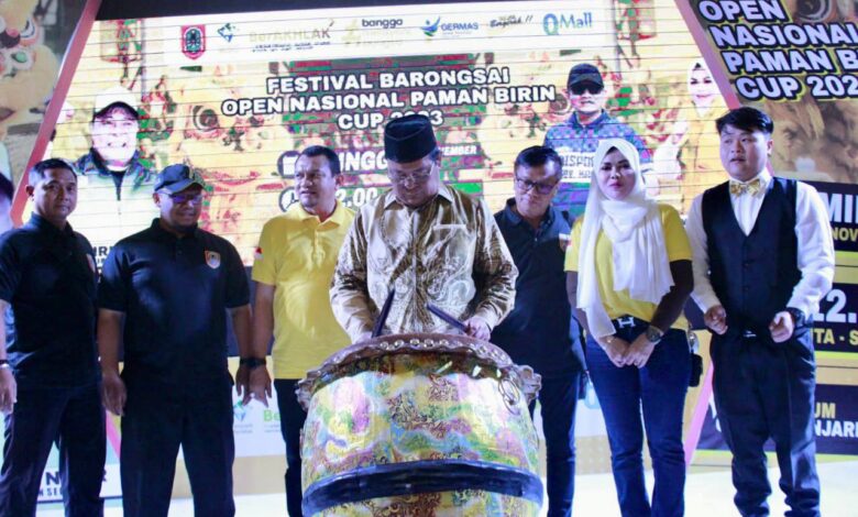 Sukses Gelar Festival Barongsai 2023, Gubernur Kalsel Siap Gelar Barongsai Internasional Tahun 2024