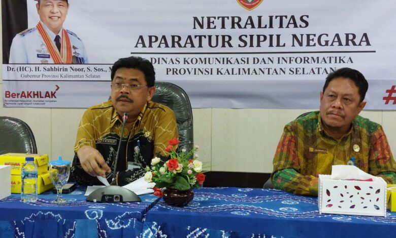 Diskominfo Kalsel Sosialisasikan Netralitas ASN Jelang Pemilu 2024