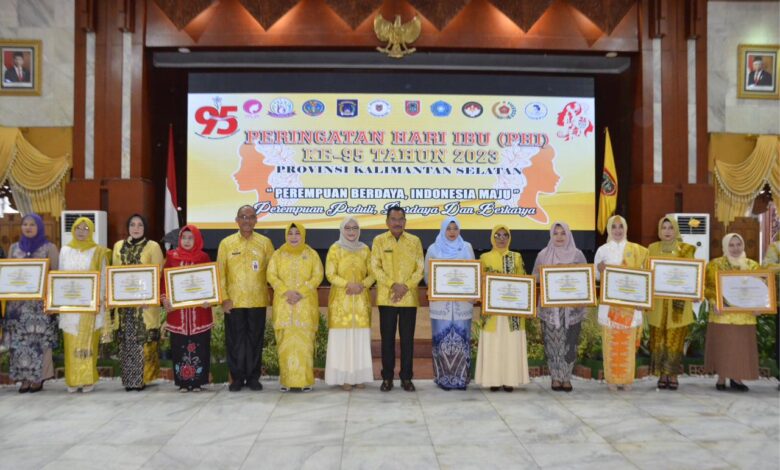 Puncak Peringatan Hari Ibu Ke-95, Pemprov Kalsel Dorong Eksistensi Perempuan dalam Pembangunan