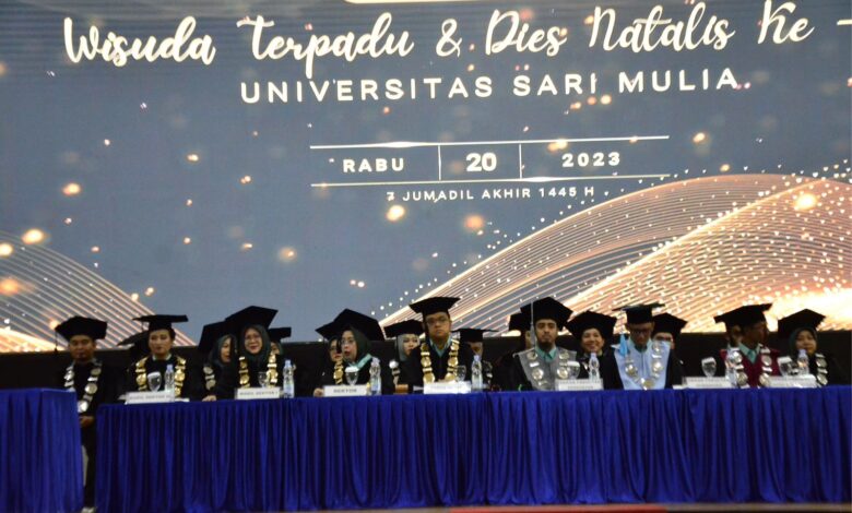 804 Mahasiswa Universitas Sari Mulia Banjarmasin di Wisuda