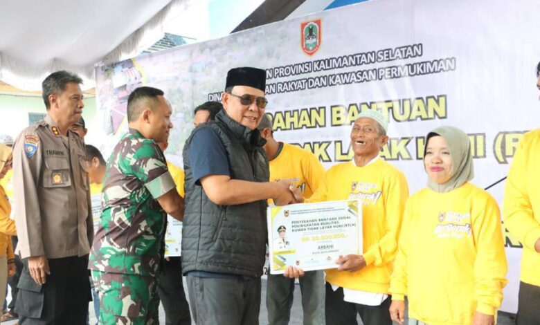 Tahun 2023, Pemprov Kalsel Selesaikan 540 Unit Program RTLH