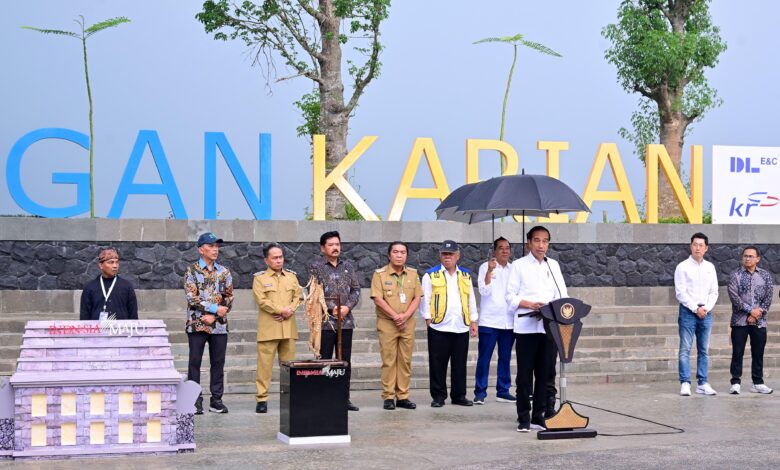 Resmikan Bendungan Karian, Presiden Paparkan Sejumlah Manfaatnya bagi Masyarakat