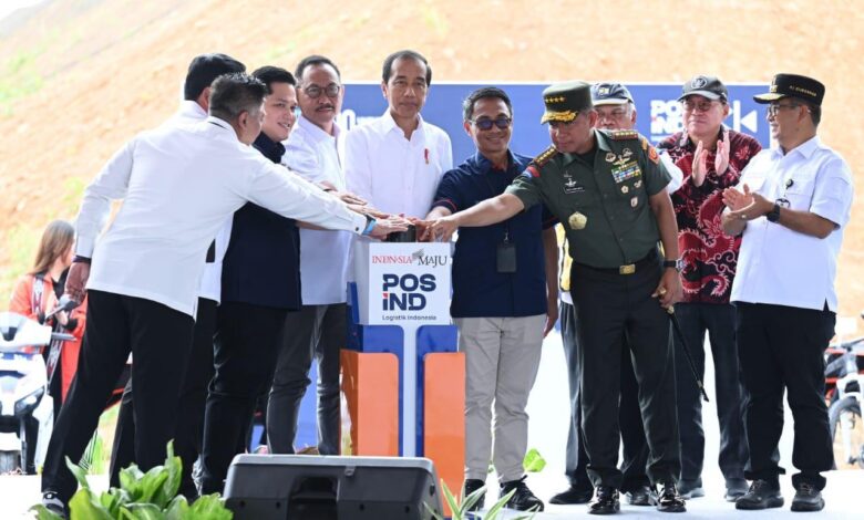 Presiden Jokowi Luncurkan Nusantara Logistics Hub Pos Indonesia di IKN