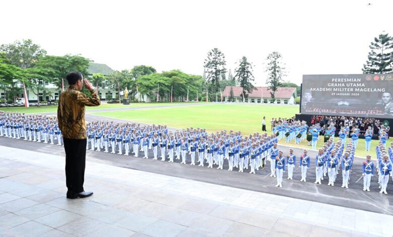 Presiden Jokowi Resmikan Graha Utama Akademi Militer Magelang