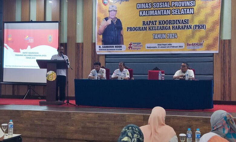 Dinsos Kalsel Samakan Persepsi dan Sinergi Tingkatkan Kualitas Pelaksanaan PKH 2024