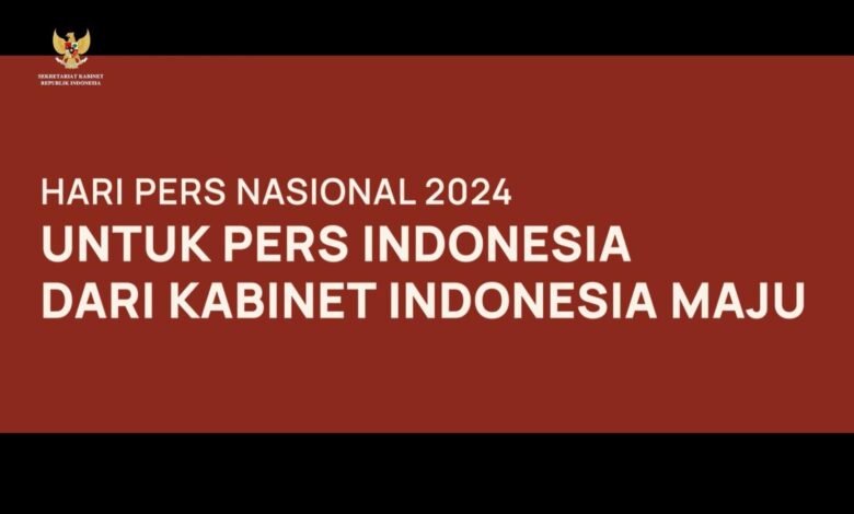 HPN 2024, Menteri Kabinet Indonesia Maju Sampaikan Apresiasi kepada Pers Indonesia