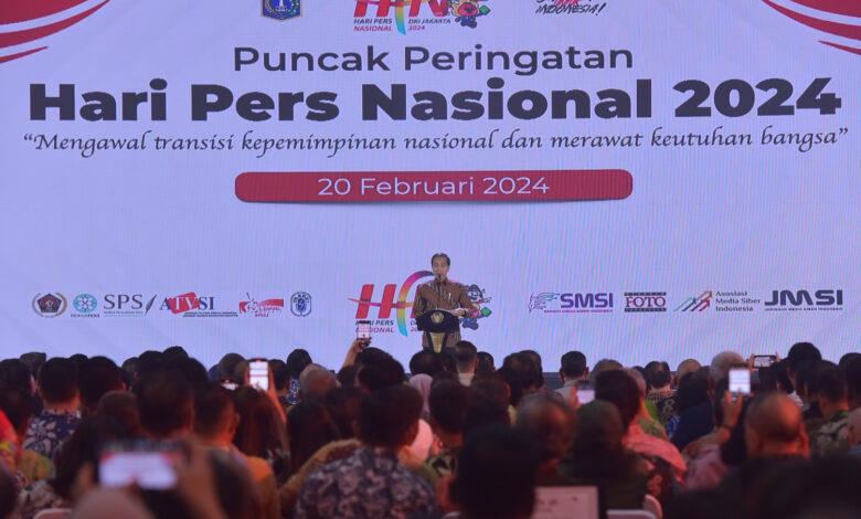 Hadiri Puncak Peringatan HPN 2024, Presiden Sampaikan Dua Pesan untuk Insan Pers Indonesia