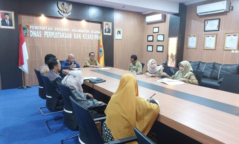 Terima Kunjungan DPRD Kabupaten HST, Dispersip Kalsel Diskusikan Pengembangan Perpustakaan di Daerah