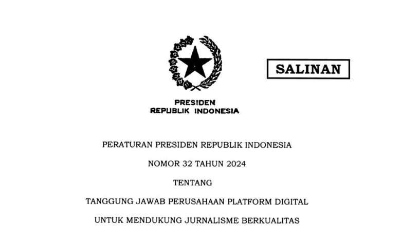 Inilah Perpres 32/2024 tentang Publisher Rights