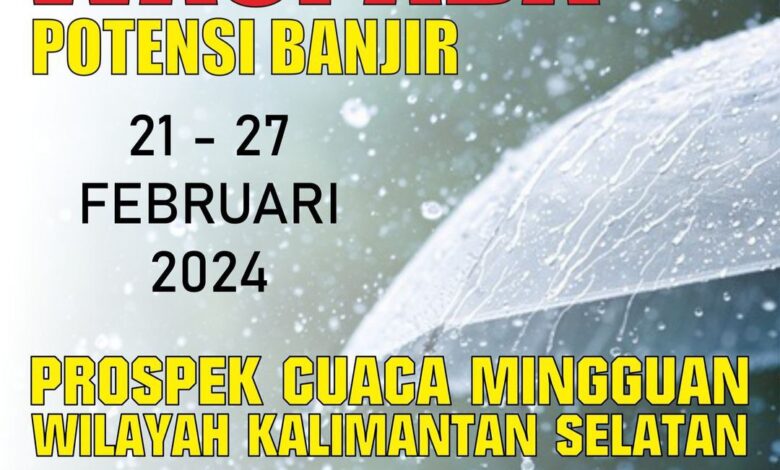 Pemprov Kalsel Imbau Masyarakat Untuk Waspada Banjir