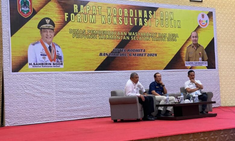 Selaraskan Program Kegiatan, Pemprov Kalsel Terus Upayakan Kesejahteraan Masyarakat Desa