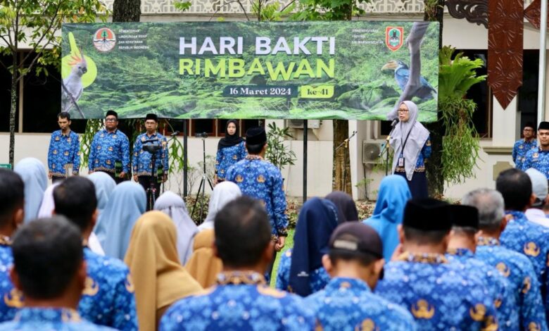 Kepedulian Terhadap Pelestarian Hutan, Pemprov Kalsel Peringati Hari Bakti Rimbawan Ke-41