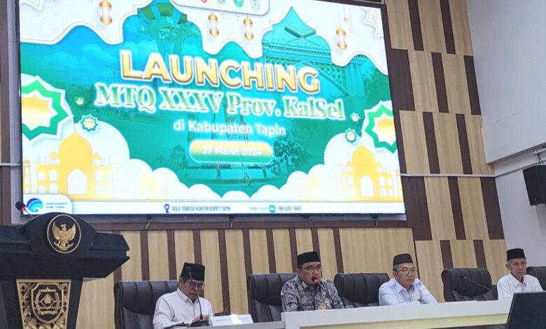 Launching MTQ XXXV Provinsi Kalsel di Kabupaten Tapin