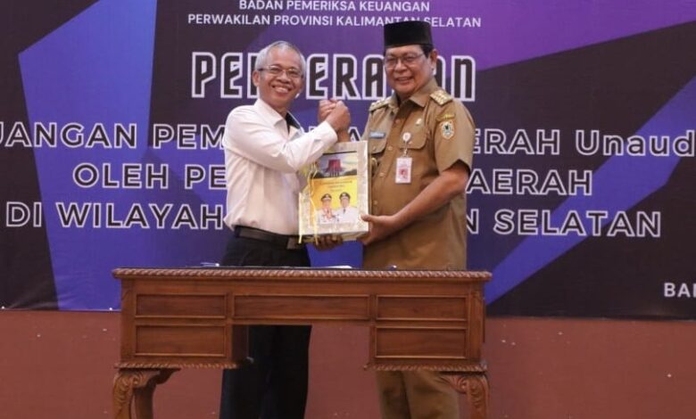 Gubernur Kalsel Serahkan LKPD 2023 Kepada BPK-RI