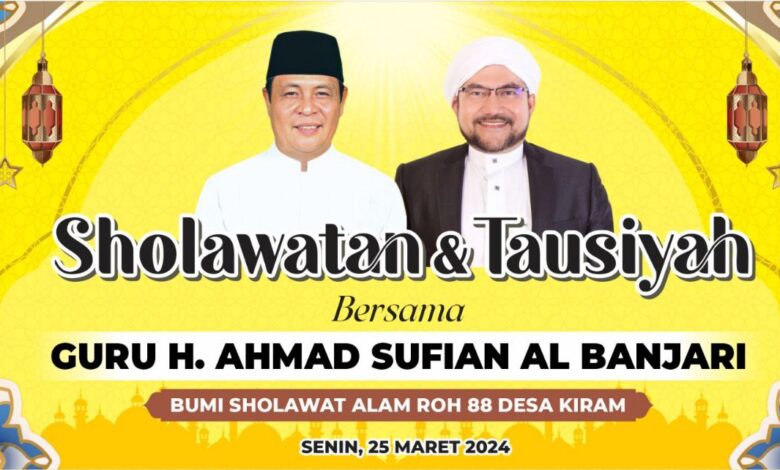 Salawatan dan Tausiah Bersama Guru Ahmad Sufian Al Banjari