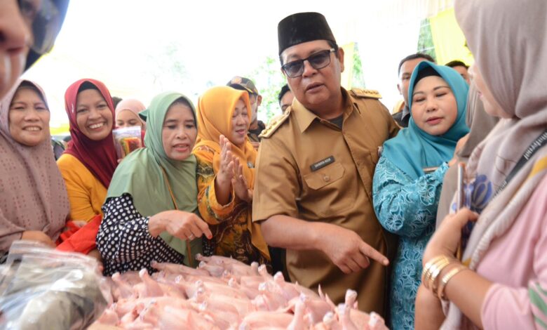 Disbunnak Kalsel Tawarkan Berbagai Komoditas Pangan di Pasar Murah Ramadan