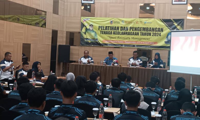 Tingkatkan Prestasi Olahraga, Pemprov Kalsel Gelar Pelatihan dan Pengembangan Tenaga Keolahragaan