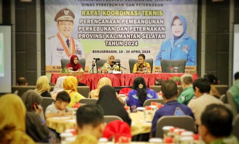 Disbunnak Gelar Rakornis Perencanaan Pembangunan Perkebunan dan Peternakan Provinsi Kalsel 2024