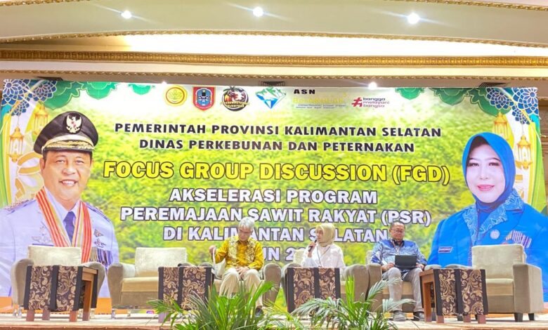 FGD Akselerasi Program PSR, Pemprov Kalsel Wujudkan Perkebunan Kelapa Sawit Berkelanjutan